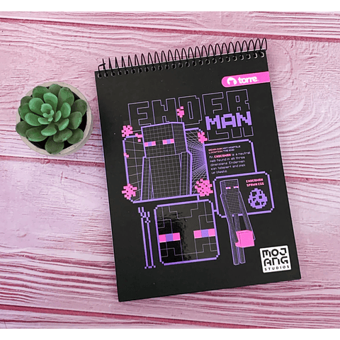 Croquera 16 x 21 Torre Minecraft