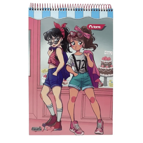 Croquera Oficio 21 x 32 Cms Torre Anime