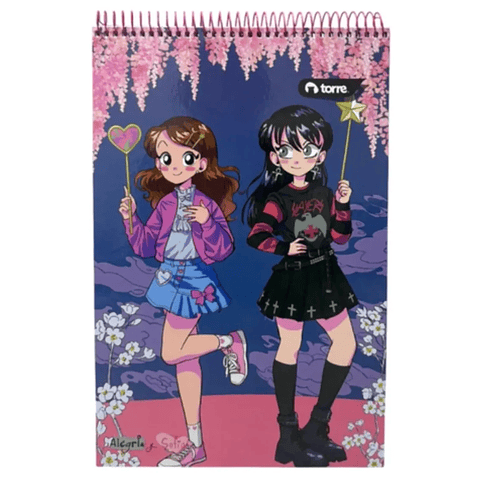 Croquera Oficio 21 x 32 Cms Torre Anime