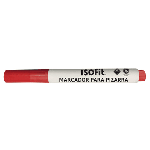 Plumón De Pizarra Isofit Rojo