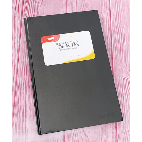 Libro De Actas Cuadriculado Isofit