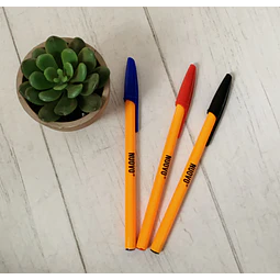 Lápiz Pasta 1.0 Cuerpo Amarillo Nuovo 