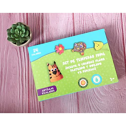 Tempera 24 Colores 18 Ml C/2 Pinceles Arte Top