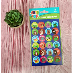 Block De Stickers Incentivos Arte Top Animalitos