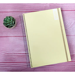 Cuaderno Carta 4 Materias 200 Hjs 7 Mm Nuovo Pastel