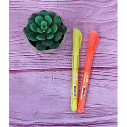 Destacador Fino Fluor Amarillo Adix