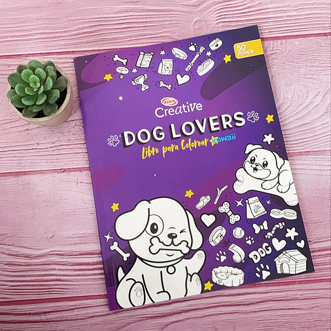 Libro Para Colorear Dog Lovers Kawaii Adix
