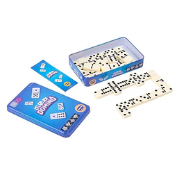 Juego De Mesa Dominó Caja Metálica Dactic Games