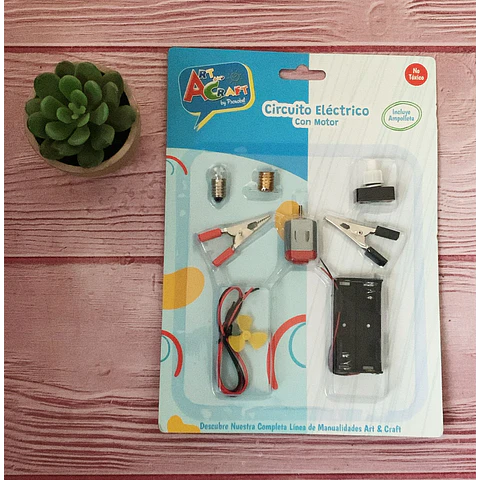 Circuito Eléctrico Con Motor Artcraft 