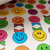 Block Stickers Smile Face Jm