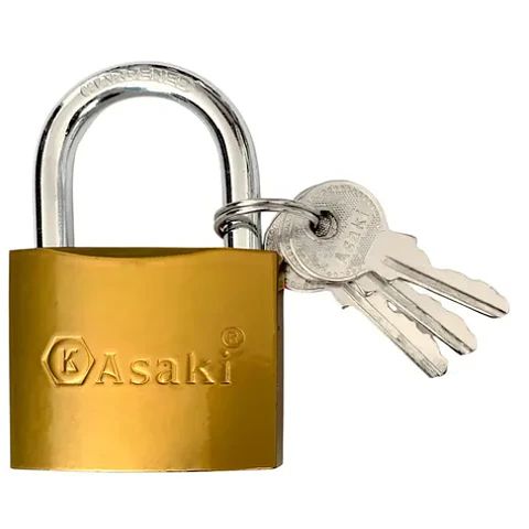 Candado 20 Mm Con 2 Llaves Asaki