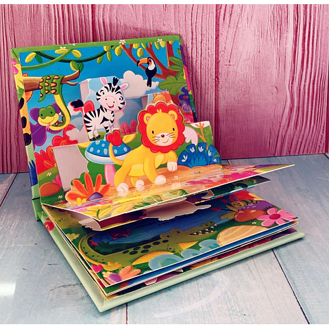 Cuento Animales Pop Up Ediciones Saldaña