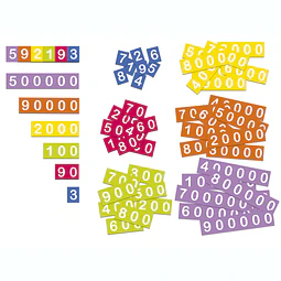 PACK FRANJAS CON NUMERALES MASTERWISE