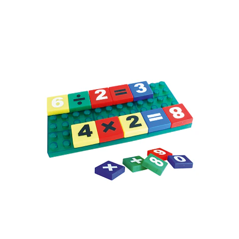 SET 57 FICHAS PLASTICAS MATEMATICAS DACTIC