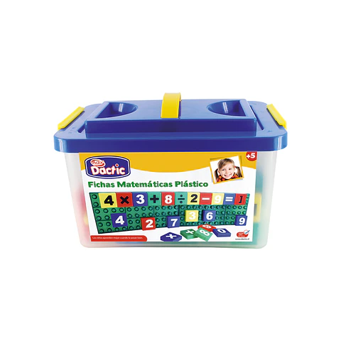 SET 57 FICHAS PLASTICAS MATEMATICAS DACTIC