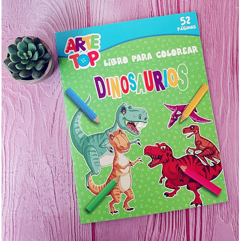 Libro Para Colorear 52 Páginas Arte Top