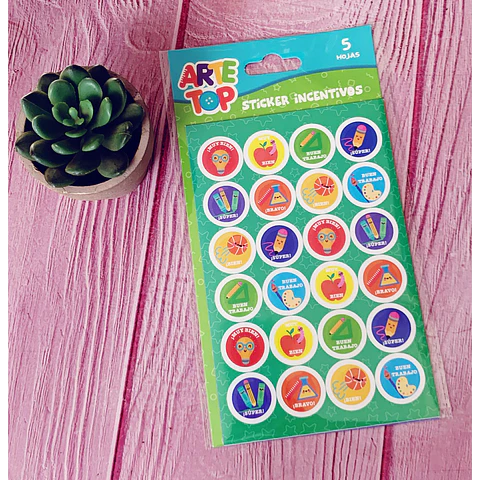Stickers Incentivos  5 Hjs Arte Top
