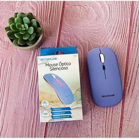 Mouse Inalámbrico Optico Silencioso Tecnolab