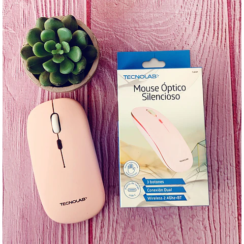 Mouse Inalámbrico Optico Silencioso Tecnolab
