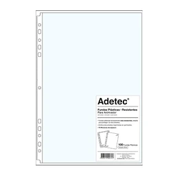Funda Oficio 100 Un Borde Blanco Adetec