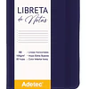 Libreta A6 C / Elástico Cocida Azul Adetec