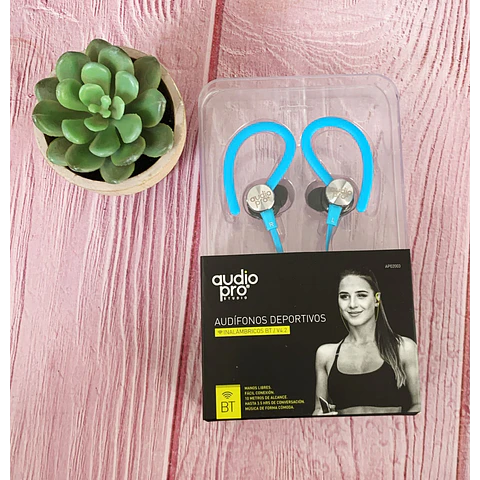 Audífono Deportivo Inalámbrico Bluetooh Negro Audio Pro