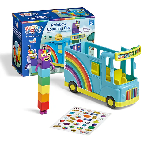 Autobus Cubos Arcoiris Number Blocks