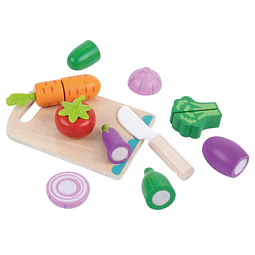 Set Verduras P / Cortar 16 Pzs Tookytoy Jm