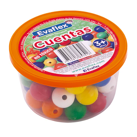 Set De Cuentas Para Hilar 36 Pzs Dactic