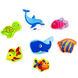 Encaje Madera Animales Del Mar Jm