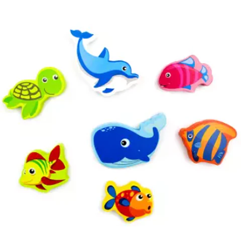 Encaje Madera Animales Del Mar Jm