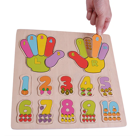 Juego De Encaje Madera Numero / Cantidad  Dactic