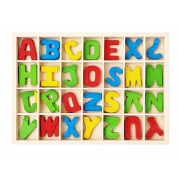 Set Letras De Madera Abecedario Arte Top