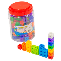 Balde De Cubos Conectores Plástico 115 Pzs Jm