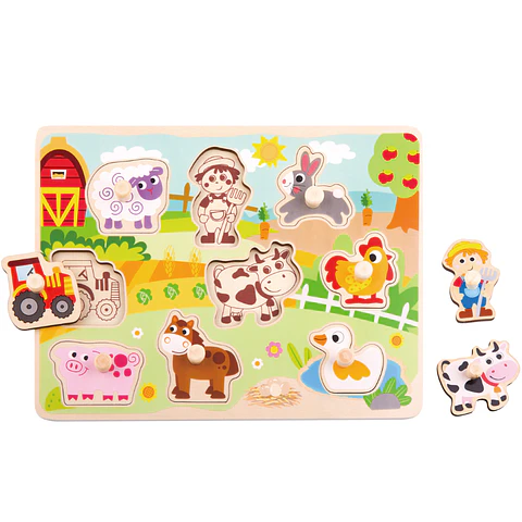 Juego De Encaje La Granja Tookitoy Jm