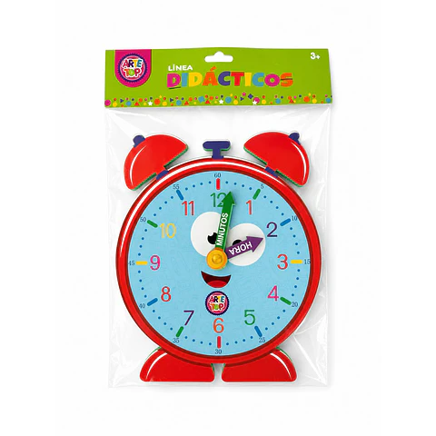 Reloj Didactico Goma Eva Arte Top