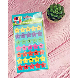 Block De Stickers Incentivos Arte Top Estrellas