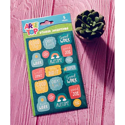 Block De Stickers Imcentivos Arte Top Ingles