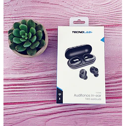 Audífono Inalámbrico Bluetooth Negro Tws Tecnolab