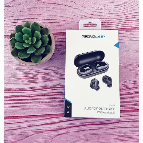 Audífono Inalámbrico Bluetooth Negro Tws Tecnolab