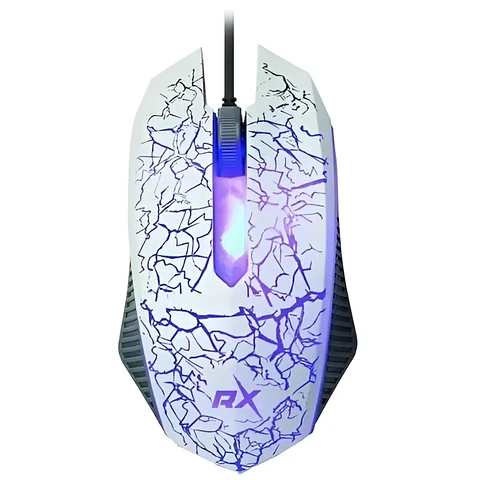 Mouse Gamer Pro RX0008W Blanco Reptle