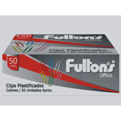 Clips 50 Mm 50 Und Plastico Fultons