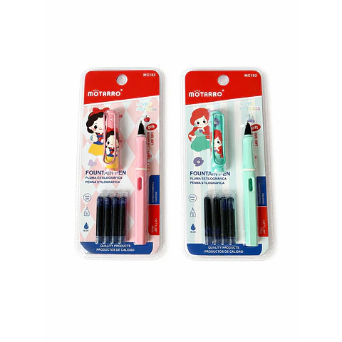 Set Pluma Pricesas Mas Repuestos Motarro