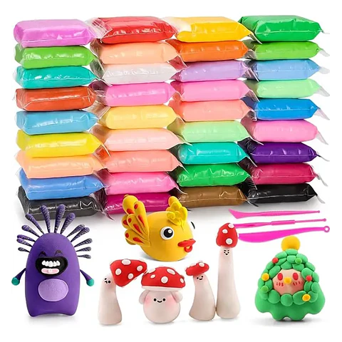 Set Foamy Moldeable 36 Colores Motarro