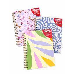 Cuaderno 4 Materias A4 Lineas 160 Hjs Trazzos Botannic