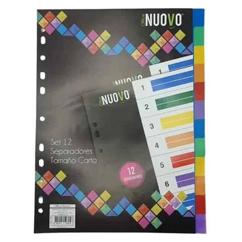 Separador Carta  Vinilico Nuovo