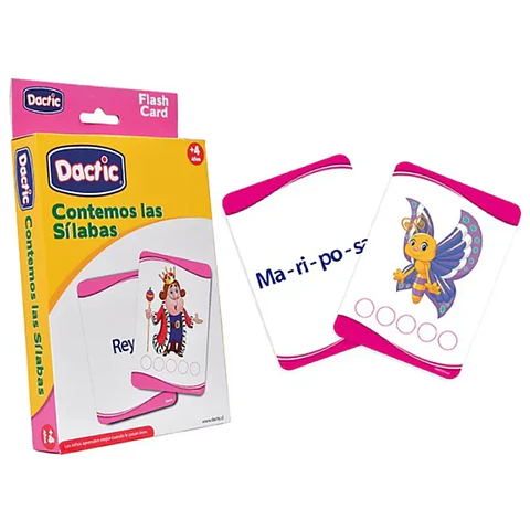 Set Láminas Contemos Las Silabas 17 x 21 Cm Dactic