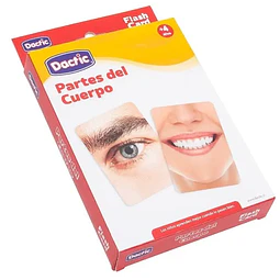 Set Laminas Partes Del Cuerpo 17 x 12 Cms Dactis