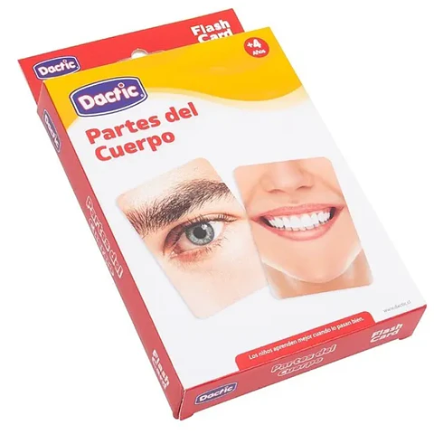 Set Laminas Partes Del Cuerpo 17 x 12 Cms Dactis