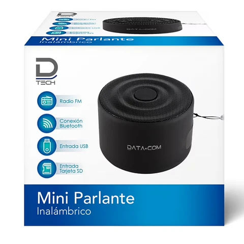 Mini Parlante Redondo  Dtech